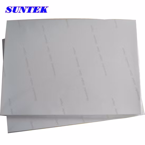 Бумага для передачи тепла светлого цвета с экосольвентной печатью формата А4